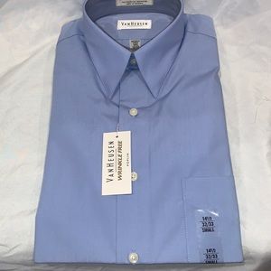 Van Heusen Men's Blue Dress Shirt NWT